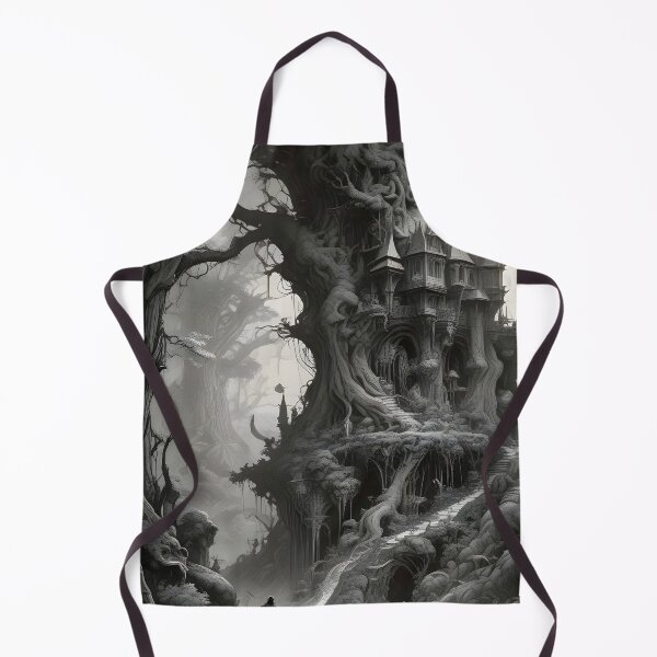 Item preview, Dark Fantasy Druid Keep - Dark Fantasy Art concept designed and sold by Delerat7.