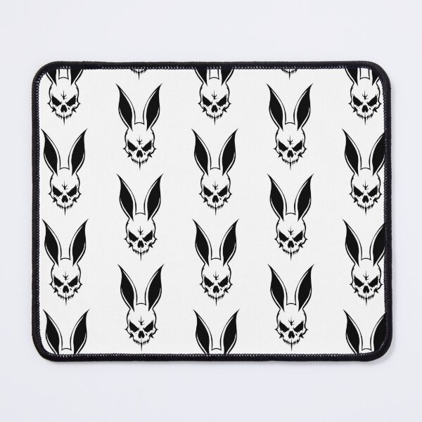 Item preview, skull rabbit black symbol designed and sold by shafranietz.