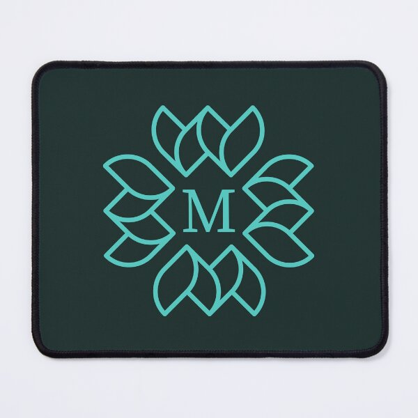 Item preview, Initial letter M floral ornamental emblem designed and sold by rasagamastore.