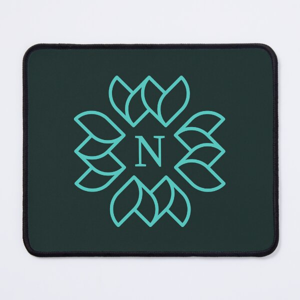 Item preview, Initial letter N floral ornamental emblem designed and sold by rasagamastore.