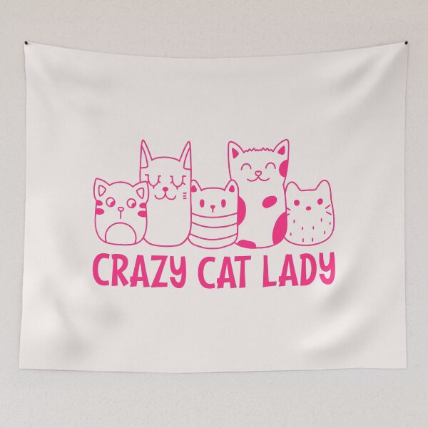 Item preview, Crazy Cat Lady designed and sold by Jeallan Designs.