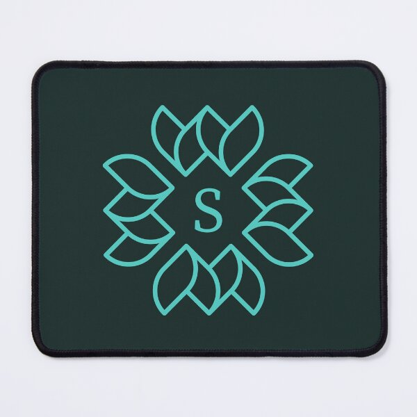 Item preview, Initial letter S floral ornamental emblem designed and sold by rasagamastore.