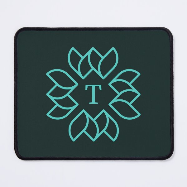 Item preview, Initial letter T floral ornamental emblem designed and sold by rasagamastore.
