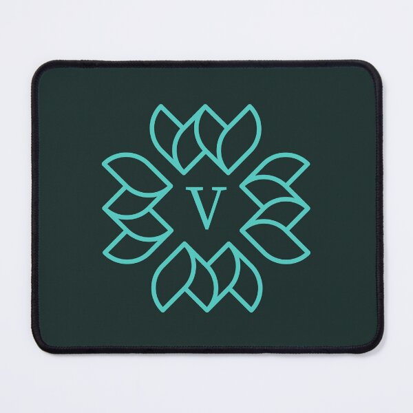 Item preview, Initial letter v floral ornamental emblem designed and sold by rasagamastore.