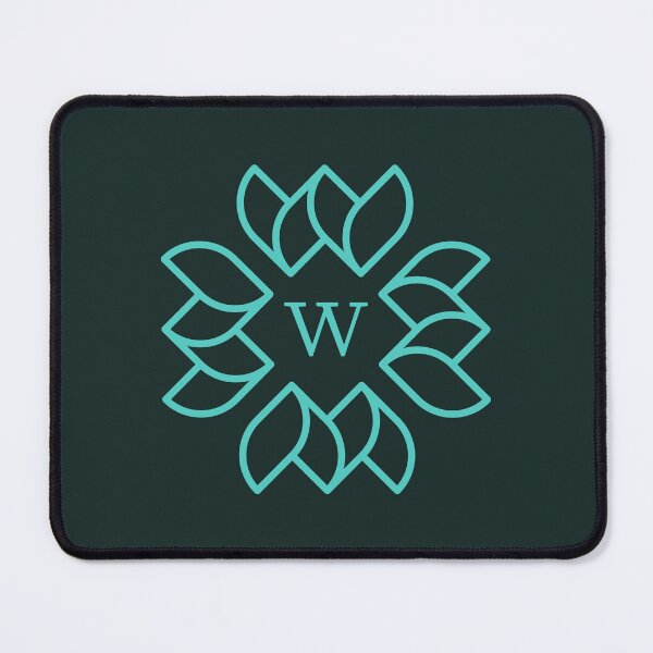 Item preview, Initial letter W floral ornamental emblem designed and sold by rasagamastore.