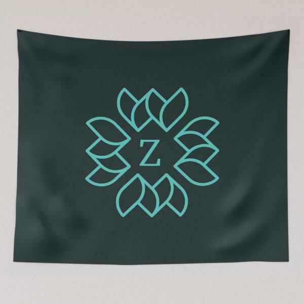 Item preview, Initial letter Z floral ornamental emblem designed and sold by rasagamastore.