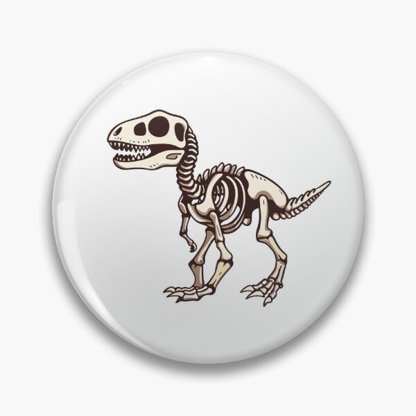 Item preview, Cute Dinosaur Skeleton Sticker Design designed and sold by BeUniqueCo.