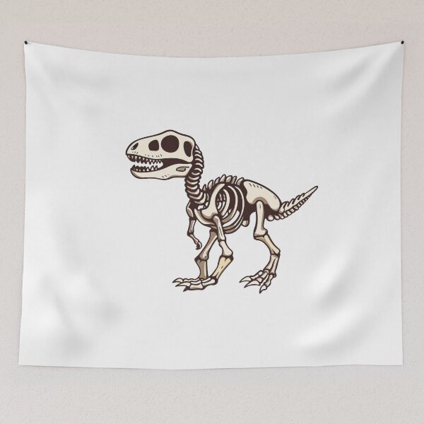 Item preview, Cute Dinosaur Skeleton Sticker Design designed and sold by BeUniqueCo.