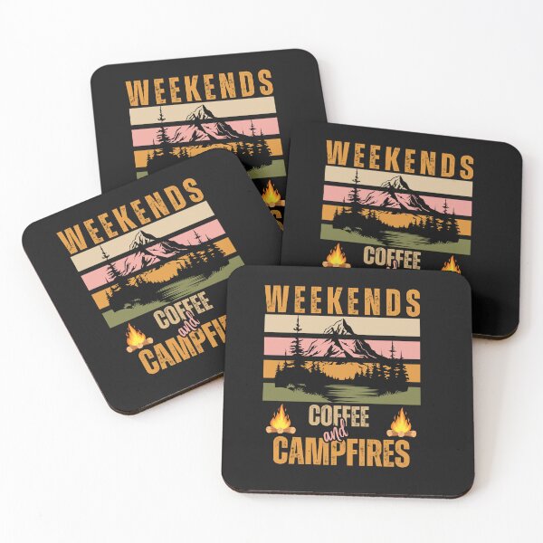 Item preview, Retron Weekends Coffee and Campfires designed and sold by AlienOccupation.