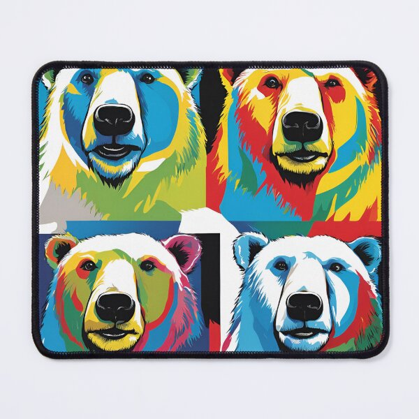 Item preview, Colorful Polar Bear Popart designed and sold by KolorellaS.