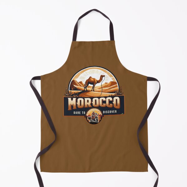 Item preview, MOROCCO Maroc Maroccan Motorcycle Sticker T-Shirt 02 designed and sold by OuterShellUK.