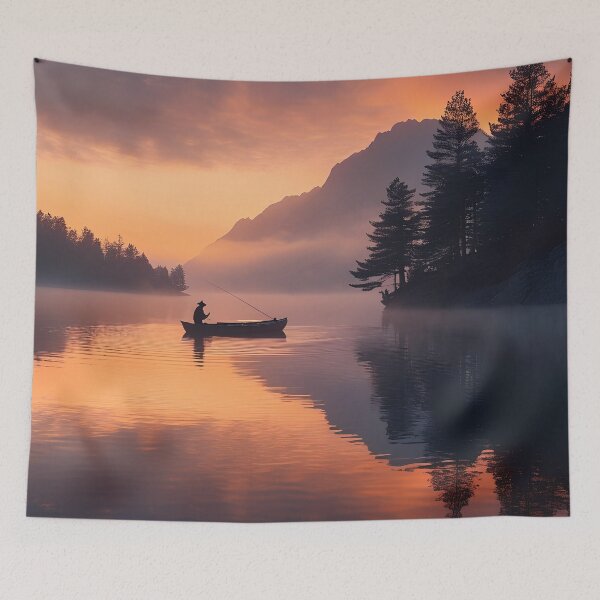 Item preview, fishermen on the lake designed and sold by Frank-Farran.