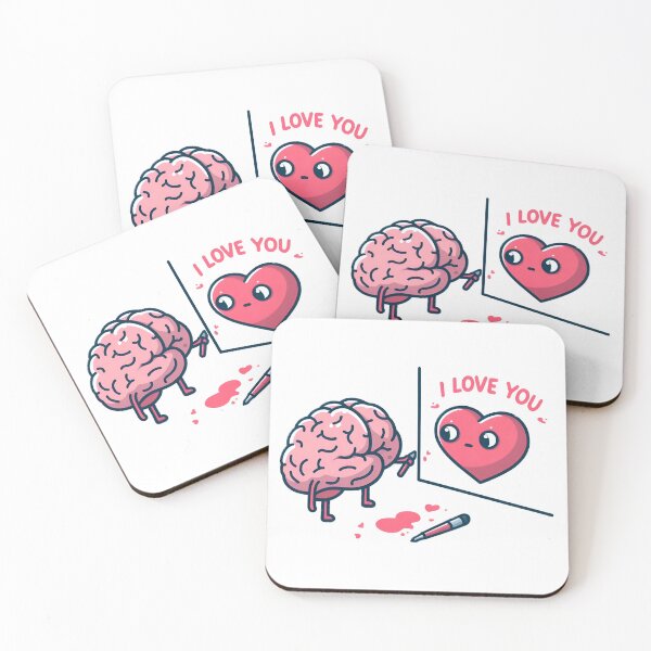 Item preview, Brain in Love: A Heartfelt love art designed and sold by tutoo clothes.