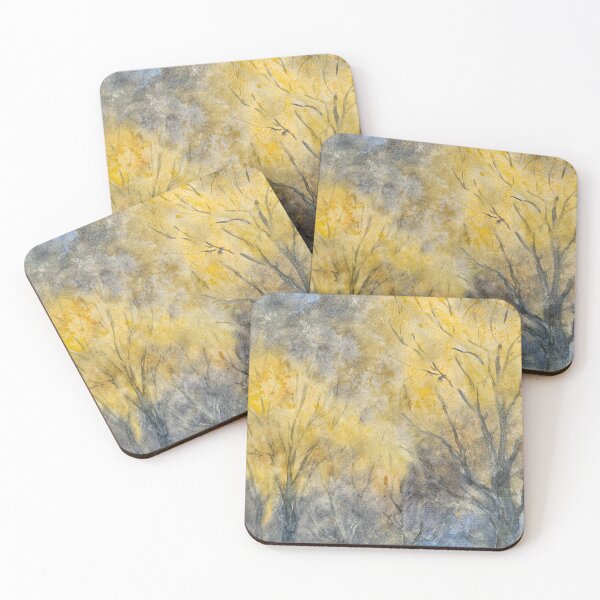 Item preview, Autumn trees in sunlight designed and sold by margikunst.