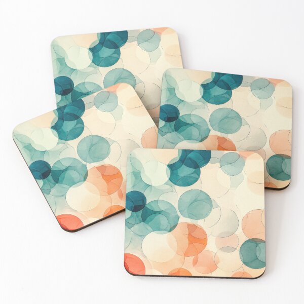 Item preview, Colorful abstract circles float harmoniously on a soft background, creating a serene and vibrant atmosphere, perfect for creative inspiration. designed and sold by Jerhus.