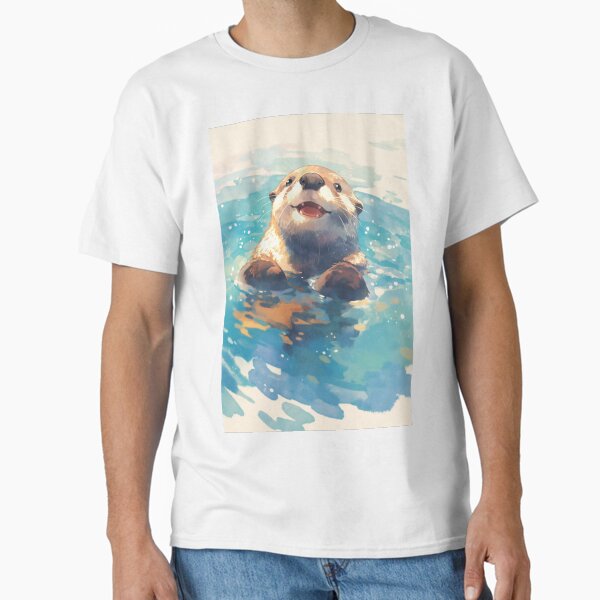 Artikel-Vorschau von Otter plantscht durch die Sonne, designt und verkauft von AshiraCreations.