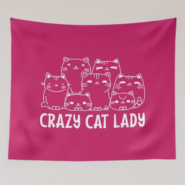 Item preview, Cute Crazy Cat Lady designed and sold by Jeallan Designs.