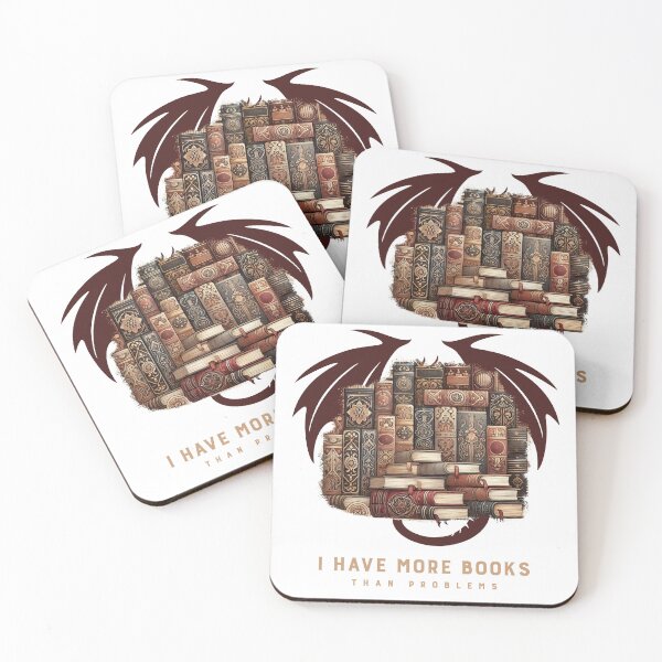 Item preview, I Have More Books than Problems - Book Collecting designed and sold by Subtle Awe.