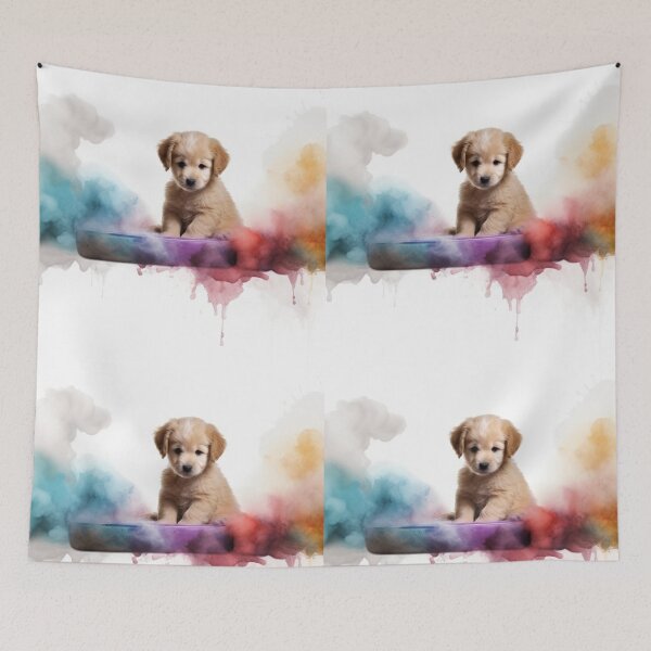 Item preview, Puppy looking straight ahead designed and sold by Josejuju.