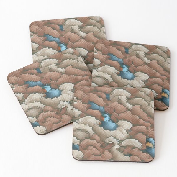 Item preview, Pixel Desert Landscape Pattern designed and sold by Spicex2.
