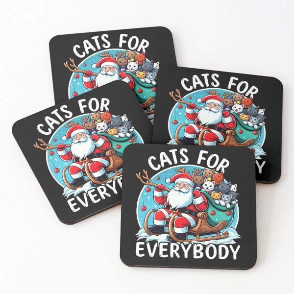 Item preview, Cats for Everybody Christmas Santa designed and sold by PrintCrafting.