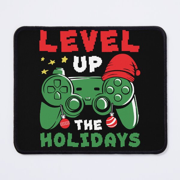 Item preview, Level Up the Holidays Christmas Gaming Controller designed and sold by PrintCrafting.