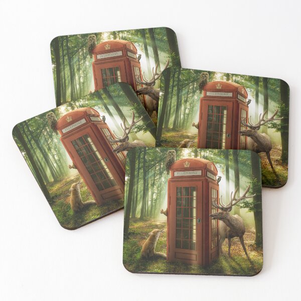 Item preview, The Call of the Wild | Curious Creatures and a Forgotten Phone Booth designed and sold by fan-art-studio.