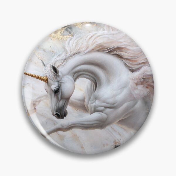 Item preview, Majestic White Unicorn with Gold Wings and Black Roses – Fantasy Art, Mystical Pegasus, Gothic Fantasy Design designed and sold by Ladyfyre.