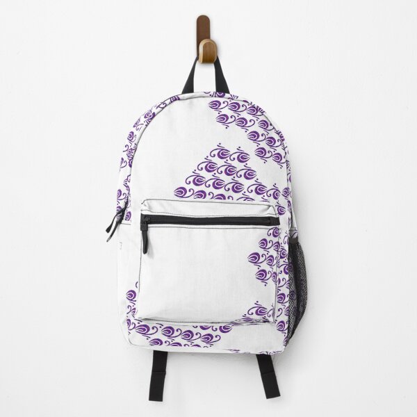 Item preview, Minimal Violet Blue Butterfly Flower Pattern, Unique designed and sold by villacreativa.