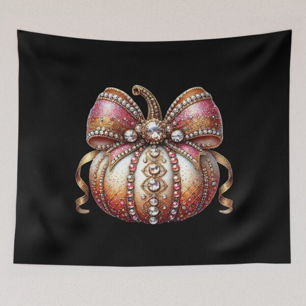 Item preview, Fall pumpkin Luxury bow Glitter pumpkin Autumn designed and sold by Sasikharn.