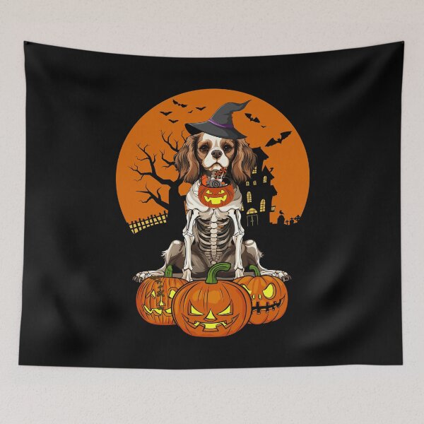 Item preview, Cavalier Charles Spaniel Dog Halloween designed and sold by Blok45.
