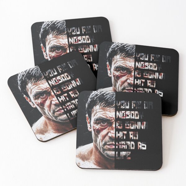 Item preview, You me or nobody is gonna hit as hard as life designed and sold by ArtisticPen-art.