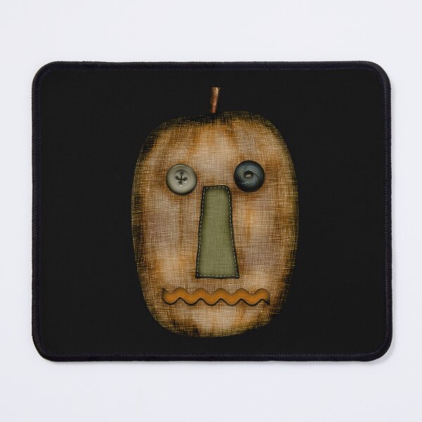 Item preview, Prim Pumpkin Fabric Look with Stiching and Button Eyes designed and sold by CheriesArt.