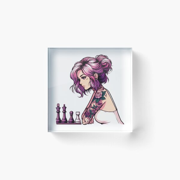 Item preview, Inked Checkmate designed and sold by Olivia-Icon.