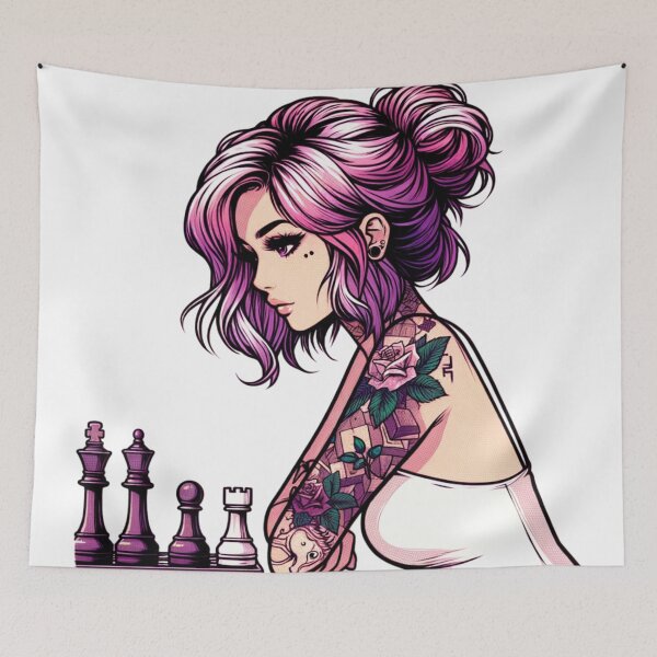 Item preview, Inked Checkmate designed and sold by Olivia-Icon.
