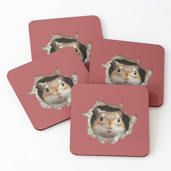 Item preview, Playful Gerbil Peeking Design – Ideal Gift for Animal Lovers designed and sold by harmzk90.