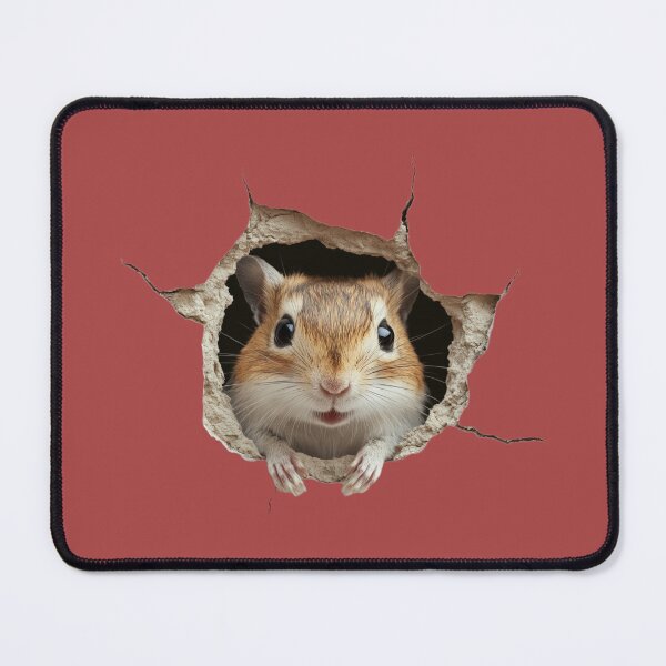 Item preview, Playful Gerbil Peeking Design – Ideal Gift for Animal Lovers designed and sold by harmzk90.