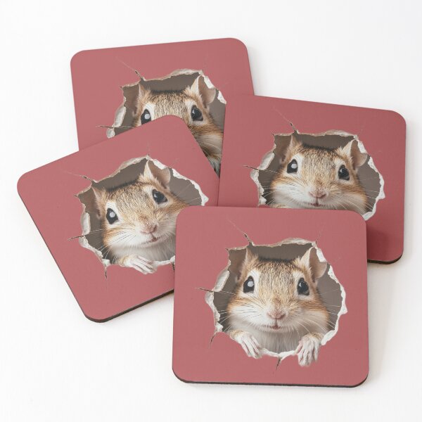 Item preview, Cute Gerbil Peeking Through Wall – Perfect Pet Lovers Design designed and sold by harmzk90.