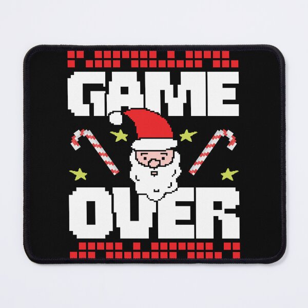 Item preview, Game Over Retro Pixel Santa Christmas designed and sold by PrintCrafting.