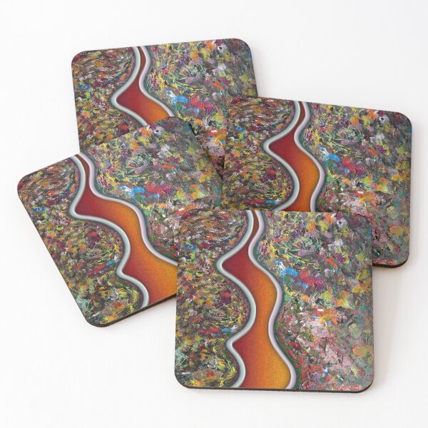 Item preview, Cohesion Abstract Painting designed and sold by oz10.