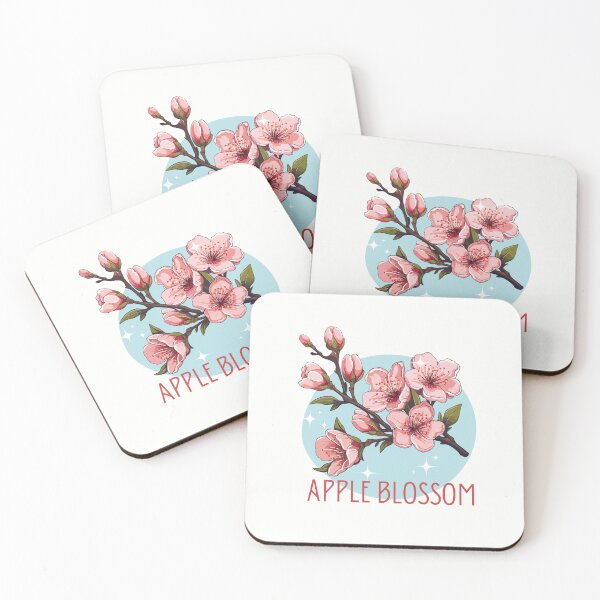 Artikelvorschau, Arkansas State Apfelblüten-Blumen-Aquarell-klassisches T-Shirt Sticker entworfen und verkauft von ThinkNature!.