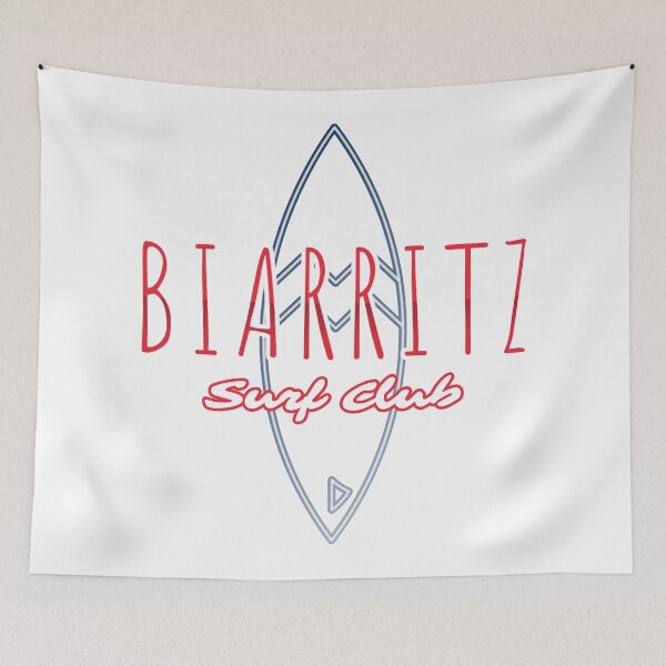 Item preview, Retro Surf Club Biarritz France Graphic designed and sold by Bold & Brewed.
