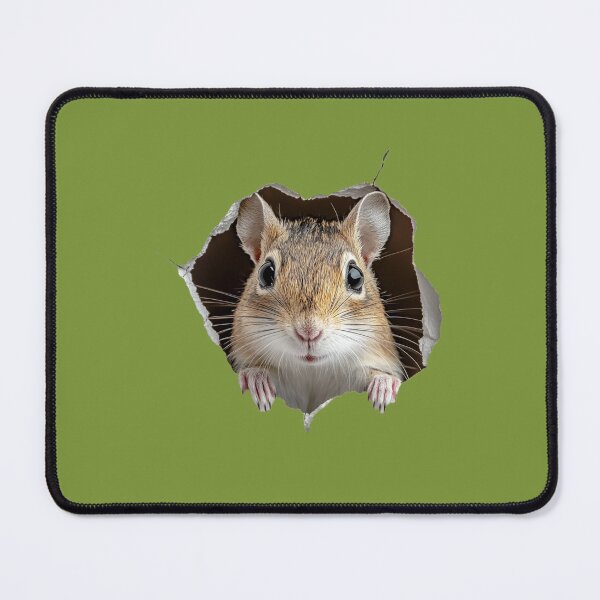 Item preview, Cute Peeking Gerbil Illustration – Animal Lovers Gift designed and sold by harmzk90.