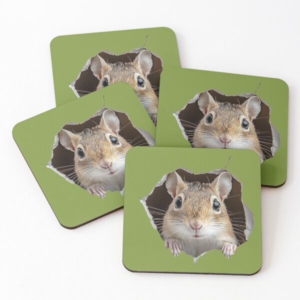 Item preview, Cute Peeking Gerbil Illustration – Animal Lovers Gift designed and sold by harmzk90.