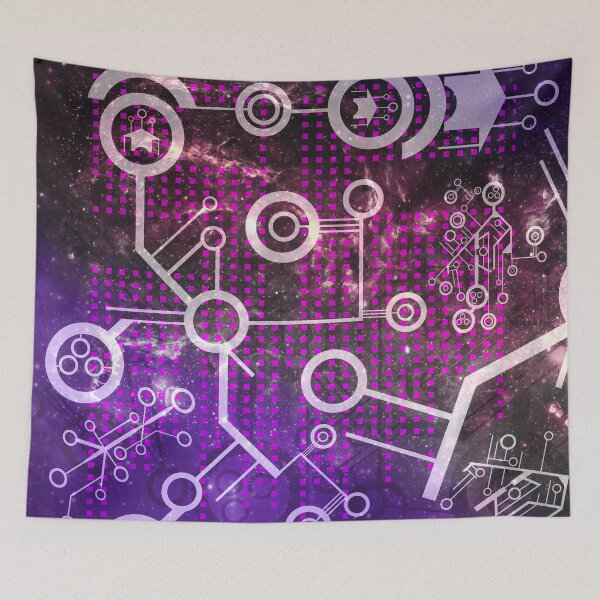 Item preview, Cosmic Network Geometric Art designed and sold by Nostalgia Busters.