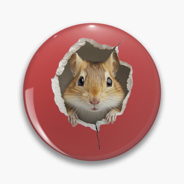 Item preview, Adorable Gerbil Peeking Design for Pet and Rodent Enthusiasts designed and sold by harmzk90.