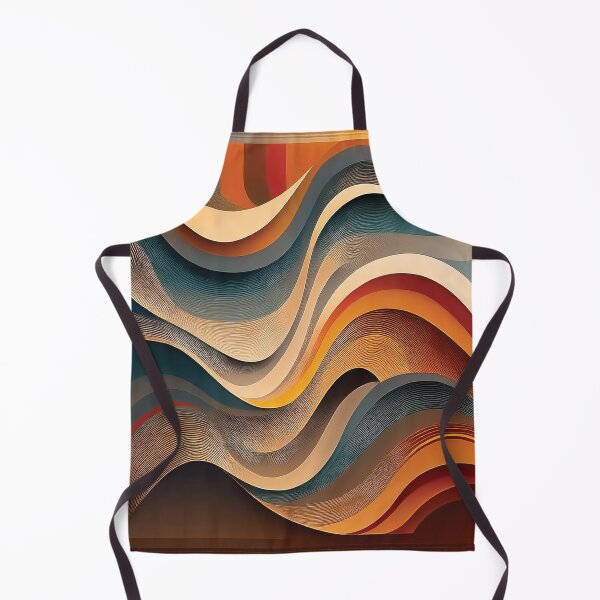 Item preview, A vibrant and dynamic abstract design featuring overlapping waves of color. designed and sold by HEMRO.