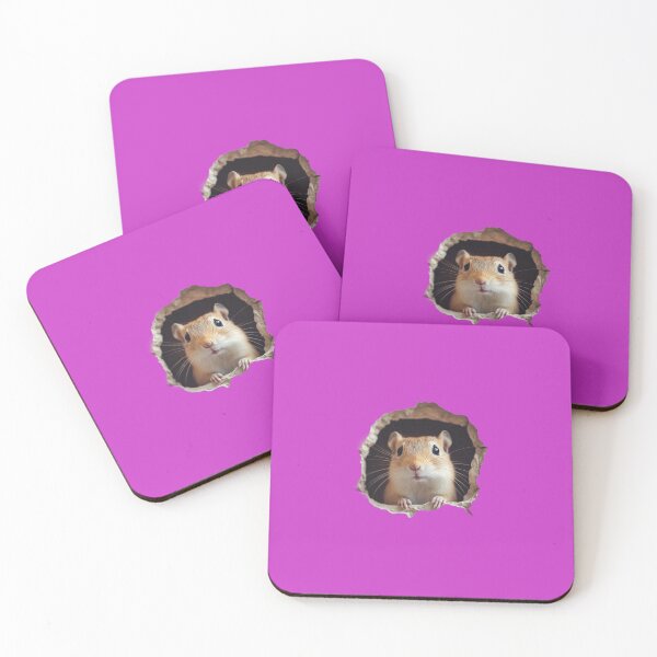 Item preview, Cute Peeking Gerbil Illustration – Animal Lovers Gift designed and sold by harmzk90.