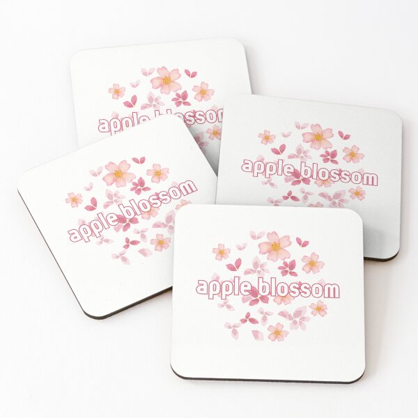 Artikelvorschau, Arkansas State Apfelblüten-Blumen-Aquarell-klassisches T-Shirt Sticker entworfen und verkauft von ThinkNature!.
