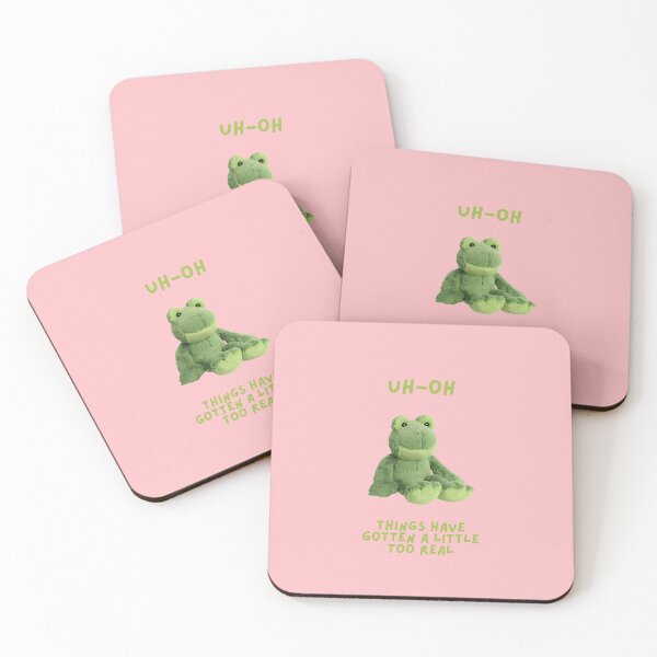 Item preview, Things Have Gotten A Little Too Real Frog designed and sold by BrickedBrands.